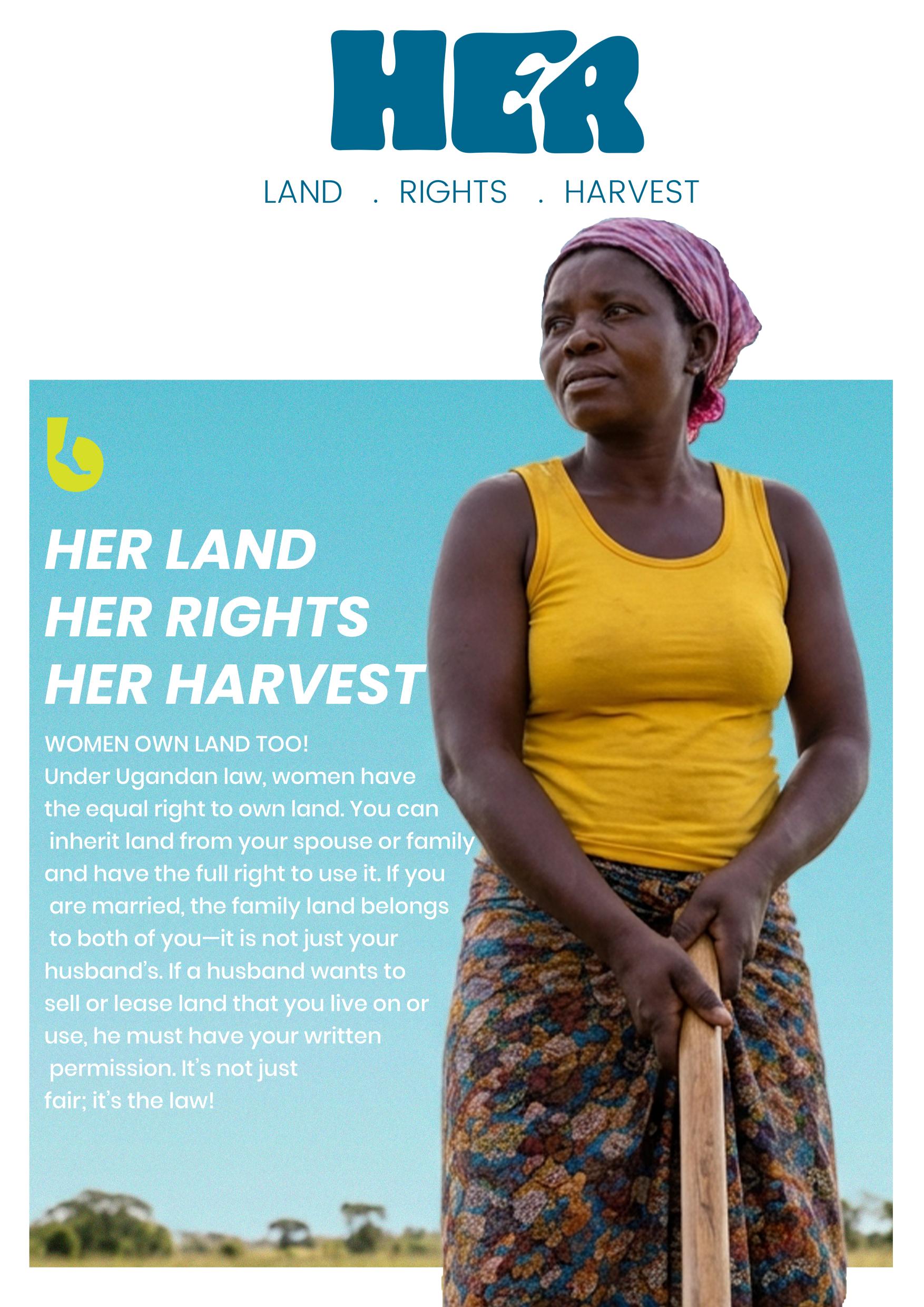 women can own land now